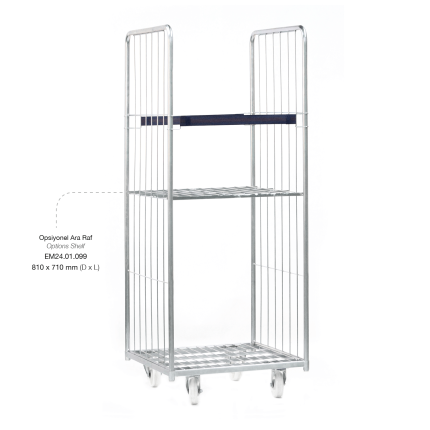 Roller X4 Karton ve Koli Yük Taşıma Arabası 400 Kg.